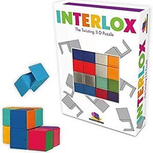 Brainwright INTERLOX - The TWISTING 3-D PUZZLES for AGE 10+ 56 Puzzles